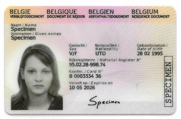 BELGIAN ID CARD